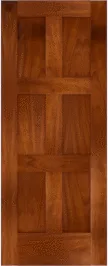 Flat Panel Jefferson Mahogany Doors